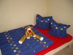 Doppelbett im Schlafzimmer